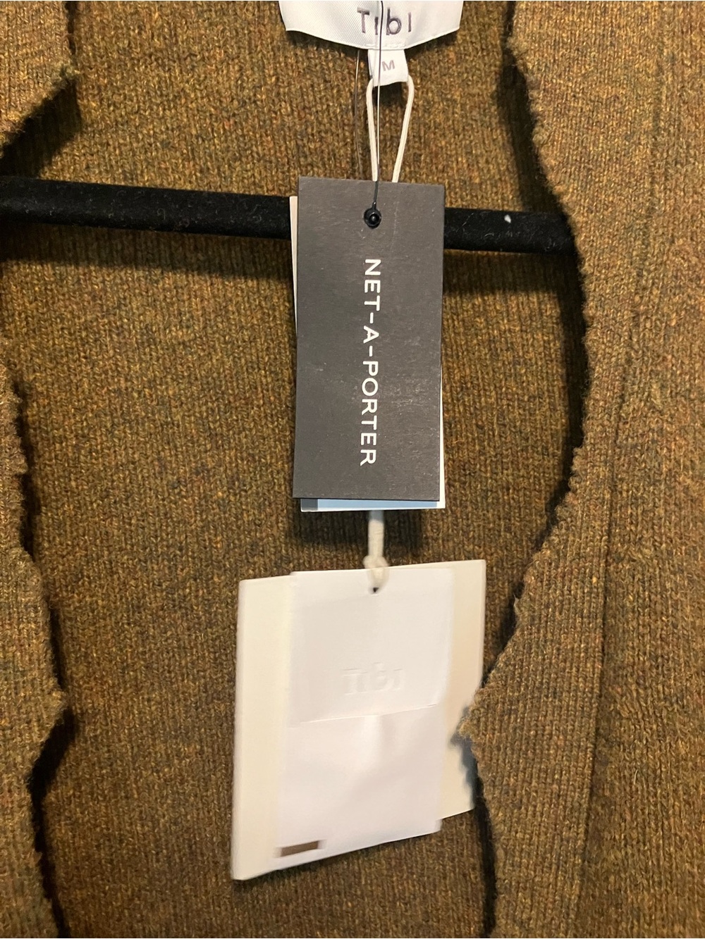 $575 Tibi Soft Lambswool Distressed Cardigan size medium - Picture 7 of 13